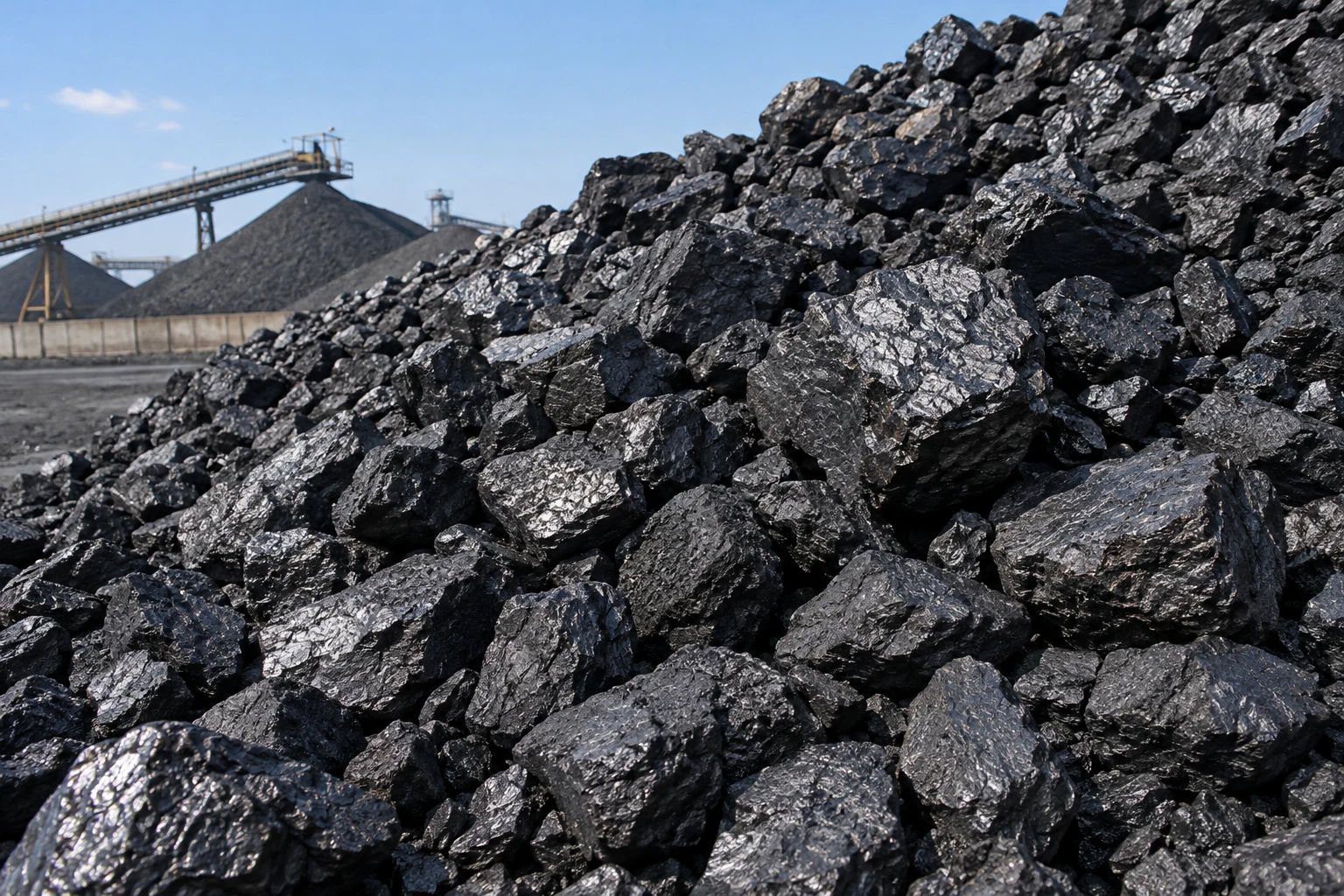 Coal stockpile