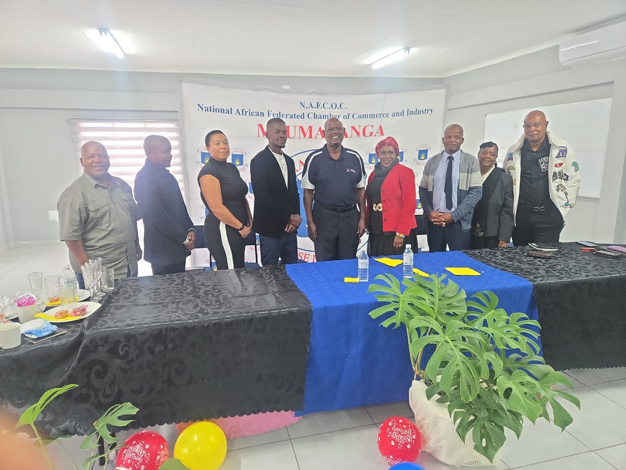 NAFCOC Mpumalanga and affiliate leaders gathered at the summit